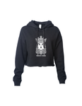 Women's 3 Face Queen Crop Lightweight Hoodie